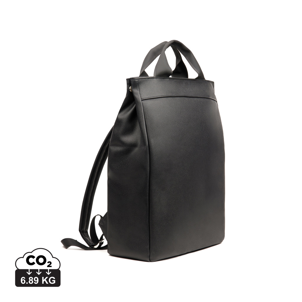 Mochila personalizada VINGA Bermond de PU reciclado RCS versátil - Regalos Premium - Regalo Promocional Personalizado