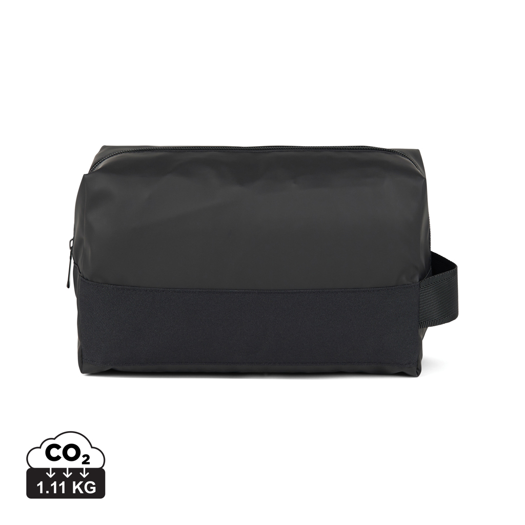 Neceser personalizado VINGA Livorno de poliéster reciclado GRS plegable - Regalos Premium - Regalo Promocional Personalizado