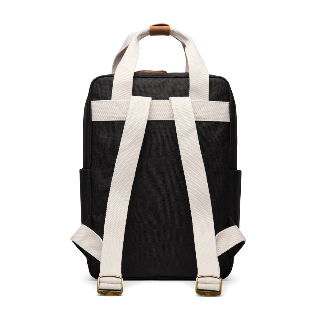 Mochila personalizada VINGA Sortino de poliéster reciclado RCS con detalles contraste - Regalos Premium - Regalo Promocional Personalizado - imagen 4