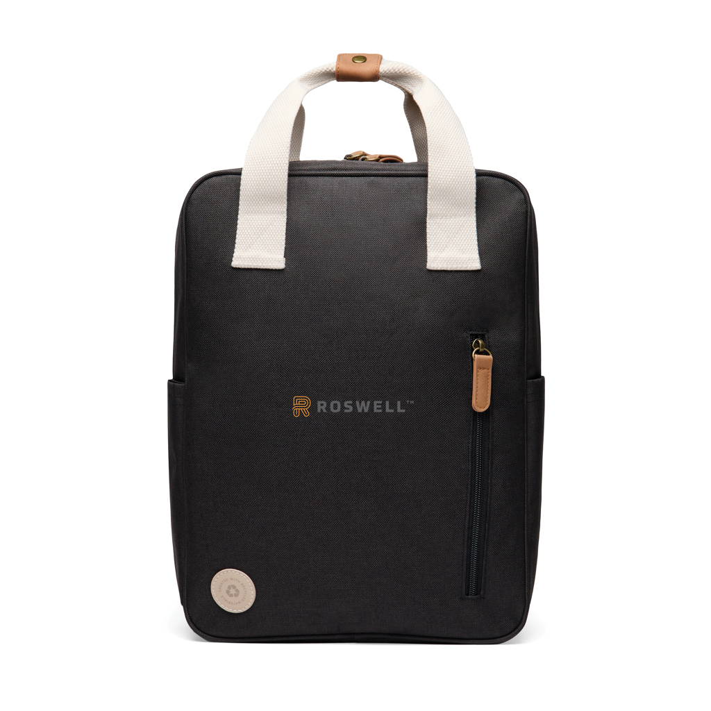 Mochila personalizada VINGA Sortino de poliéster reciclado RCS con detalles contraste - Regalos Premium - Regalo Promocional Personalizado - imagen 7