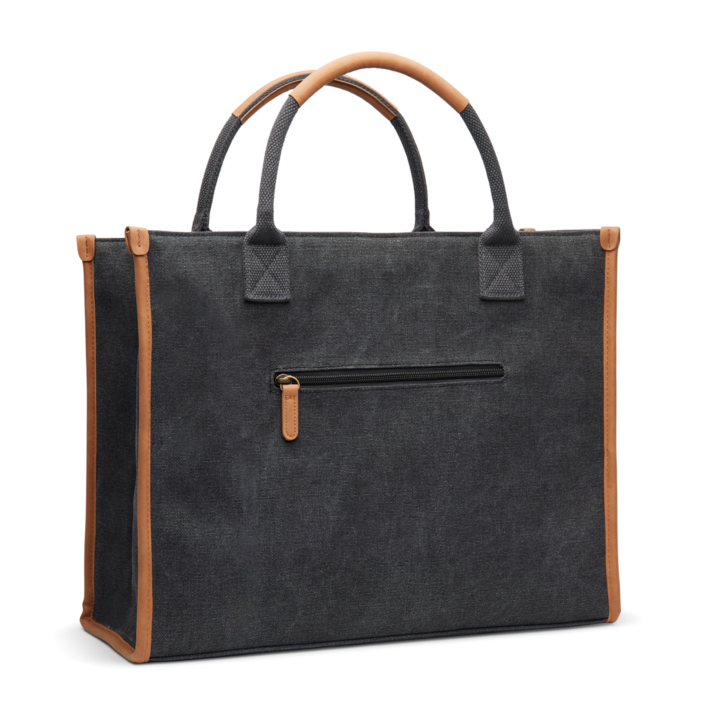 Bolsa de oficina personalizada VINGA Bosler de lona reciclada RCS - Regalos Premium - Regalo Promocional Personalizado - vista alternativa
