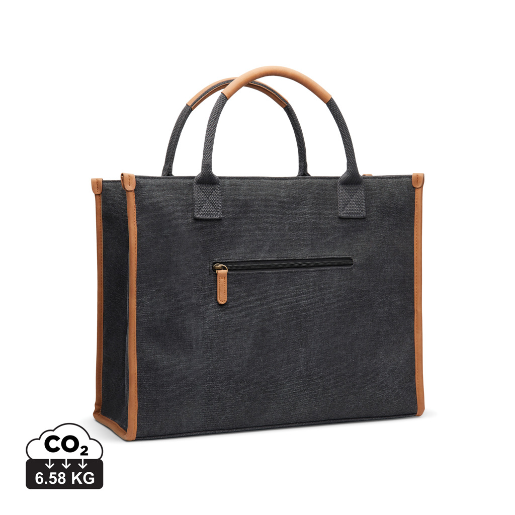 Bolsa de oficina personalizada VINGA Bosler de lona reciclada RCS - Regalos Premium - Regalo Promocional Personalizado