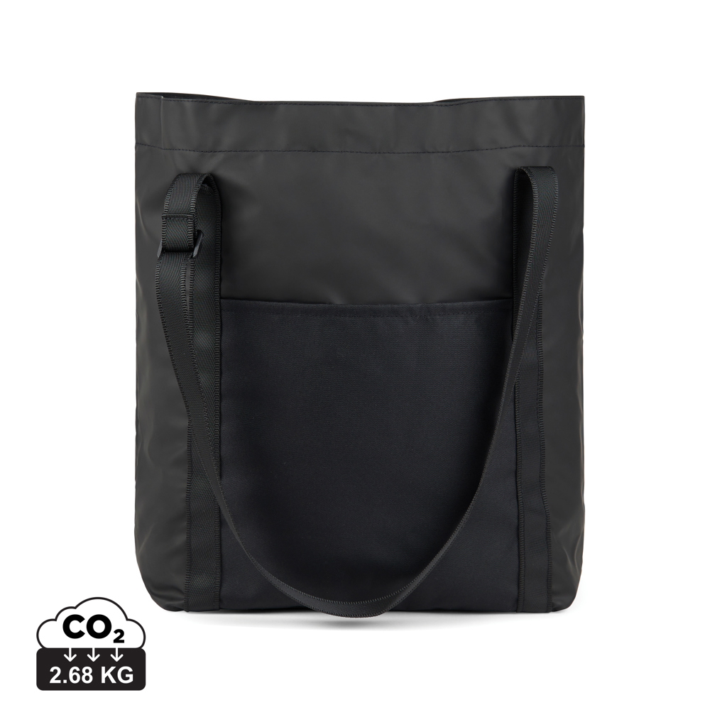 Bolsa tote personalizada VINGA Livorno de poliéster reciclado GRS - Regalos Premium - Regalo Promocional Personalizado