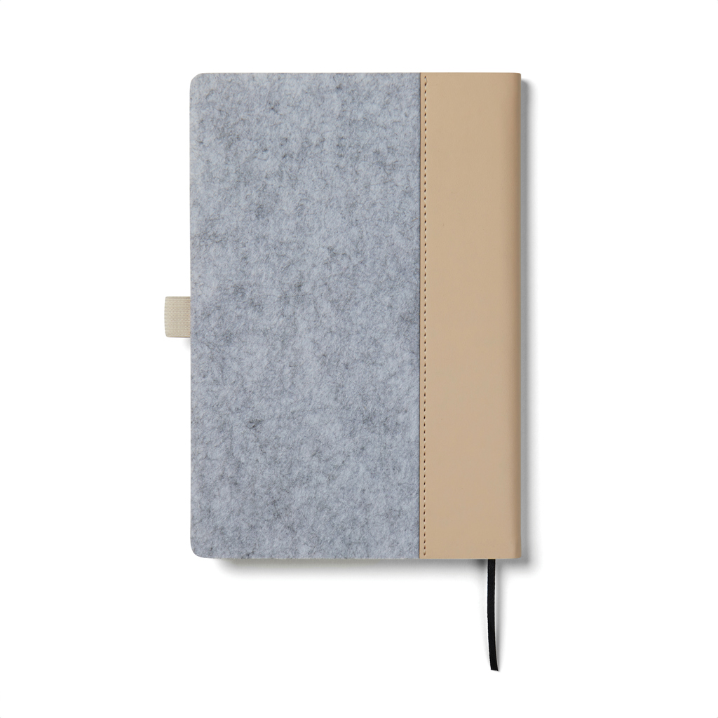 Cuaderno A5 personalizado VINGA Albon de fieltro reciclado GRS - Oficina - Regalo Promocional Personalizado - imagen 3