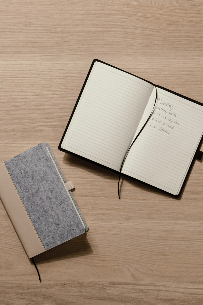Cuaderno A5 personalizado VINGA Albon de fieltro reciclado GRS - Oficina - Regalo Promocional Personalizado - imagen 7