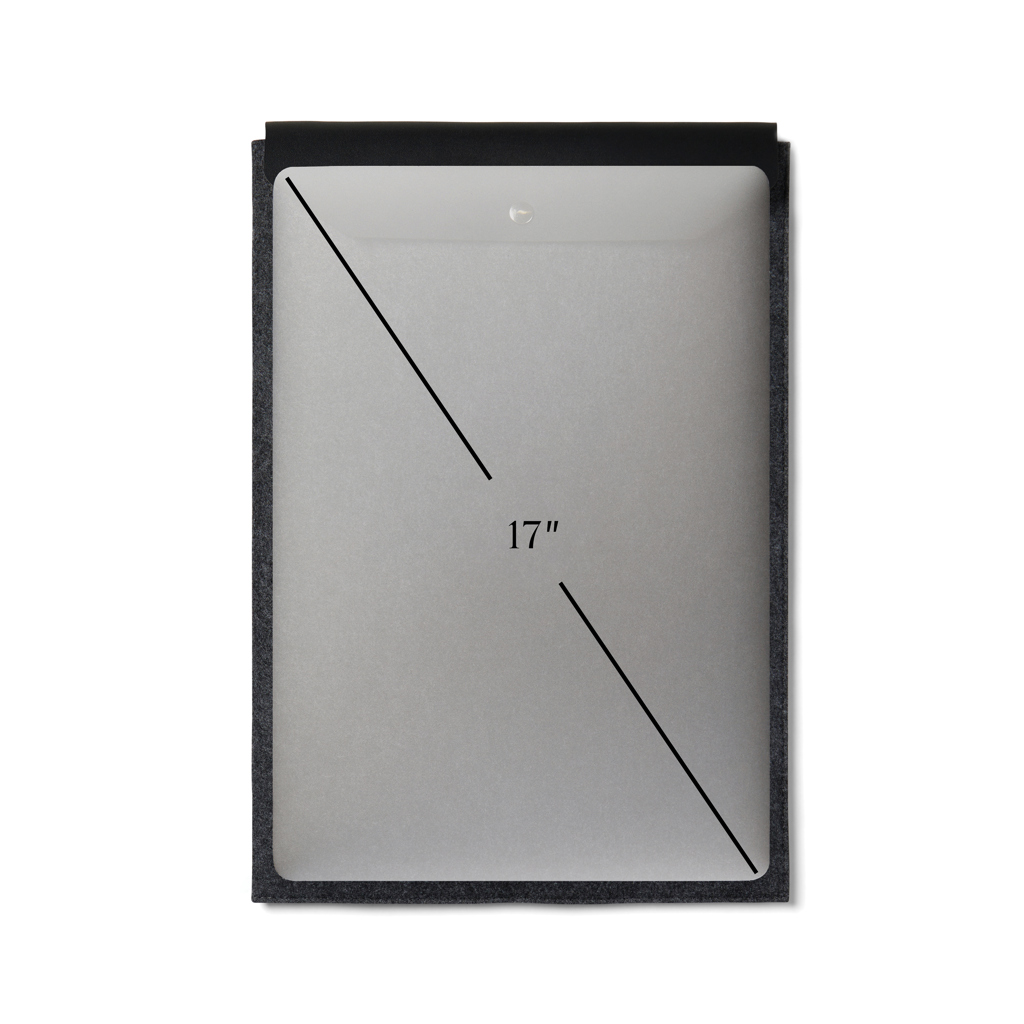 Funda para portátil 17" personalizada VINGA Albo de fieltro reciclado GRS - Regalos Premium - Regalo Promocional Personalizado - imagen 5