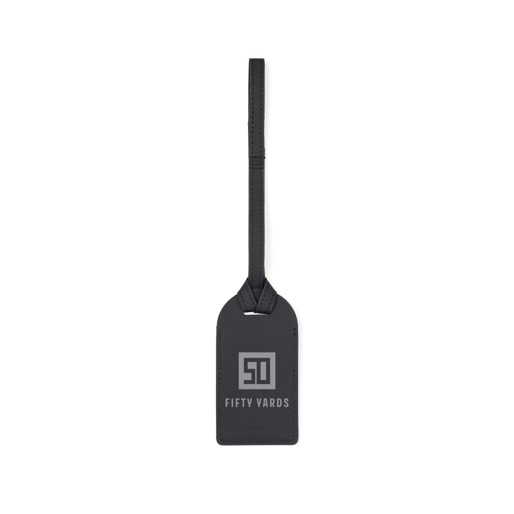 Etiqueta de equipaje personalizada VINGA Baltimore de poliéster reciclado RCS - Viaje - Regalo Promocional Personalizado - imagen 4