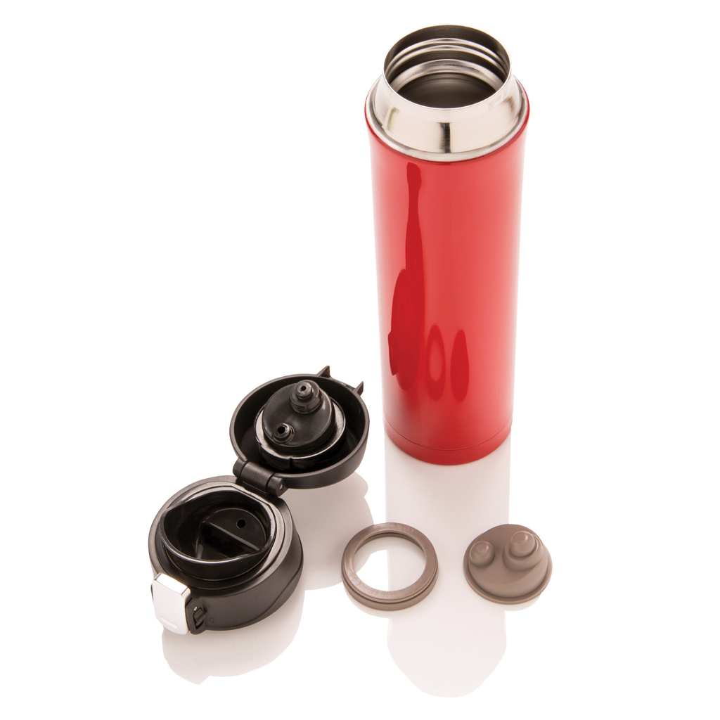 Botella al vacío personalizada con cierre fácil una mano 450ml - Tazas y botellas - Regalo Promocional Personalizado - imagen 3