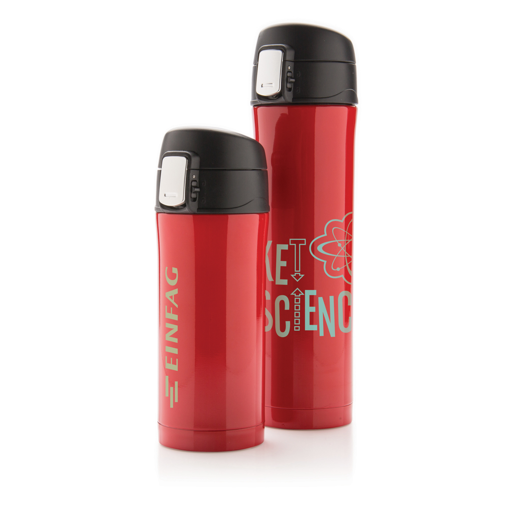 Botella al vacío personalizada con cierre fácil una mano 450ml - Tazas y botellas - Regalo Promocional Personalizado - imagen 13