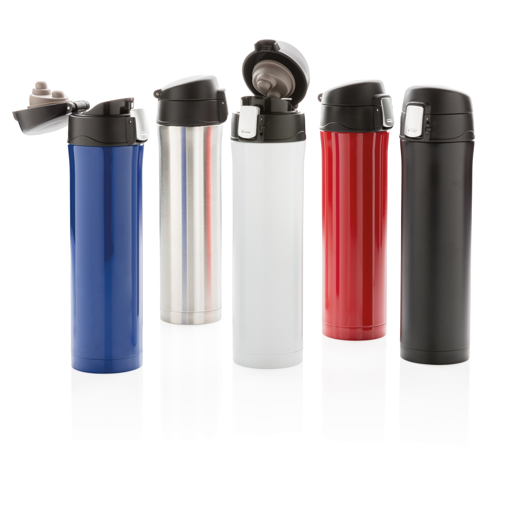 Botella al vacío personalizada con cierre fácil una mano 450ml - Tazas y botellas - Regalo Promocional Personalizado - imagen 16