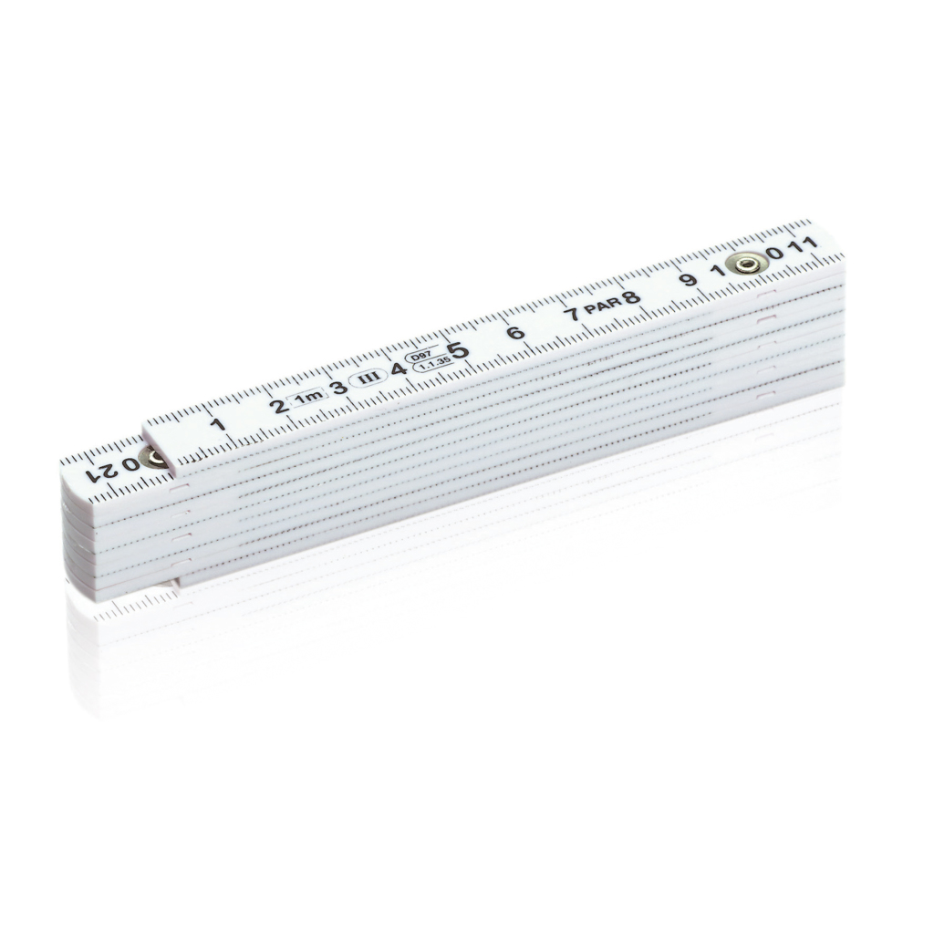 Regla personalizada plegable de fibra de vidrio 1 metro - Reglas y cutter - Regalo Promocional Personalizado - vista alternativa