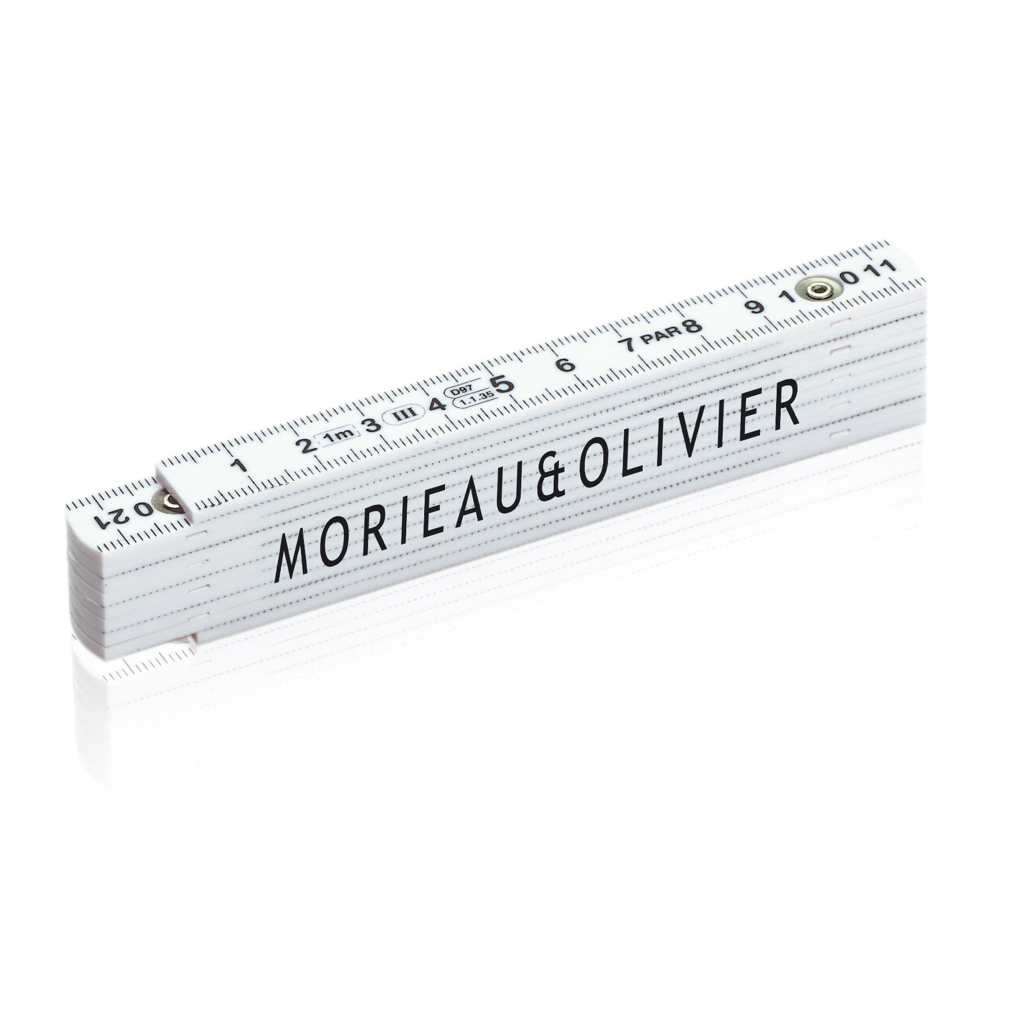 Regla personalizada plegable de fibra de vidrio 1 metro - Reglas y cutter - Regalo Promocional Personalizado - imagen 3
