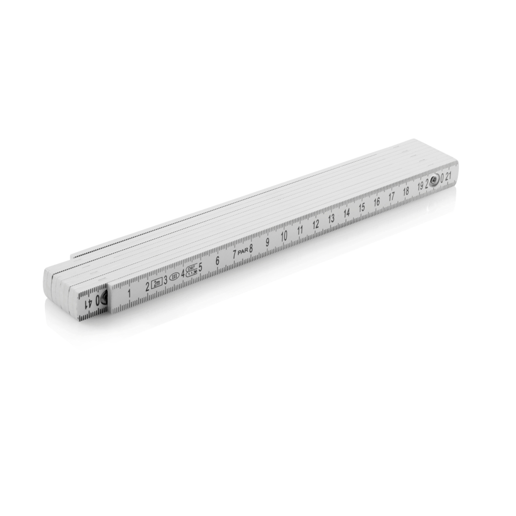 Regla personalizada plegable de fibra de vidrio 2 metros - Reglas y cutter - Regalo Promocional Personalizado - vista alternativa