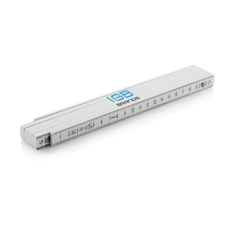 Regla personalizada plegable de fibra de vidrio 2 metros - Reglas y cutter - Regalo Promocional Personalizado - imagen 4