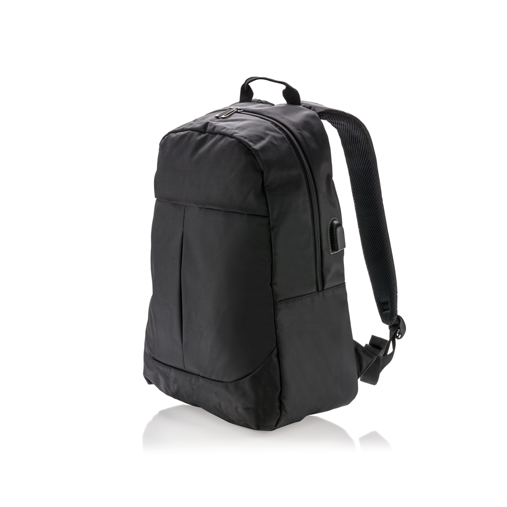 Mochila para portátil personalizada con USB - Mochilas personalizadas - Regalo Promocional Personalizado - vista alternativa