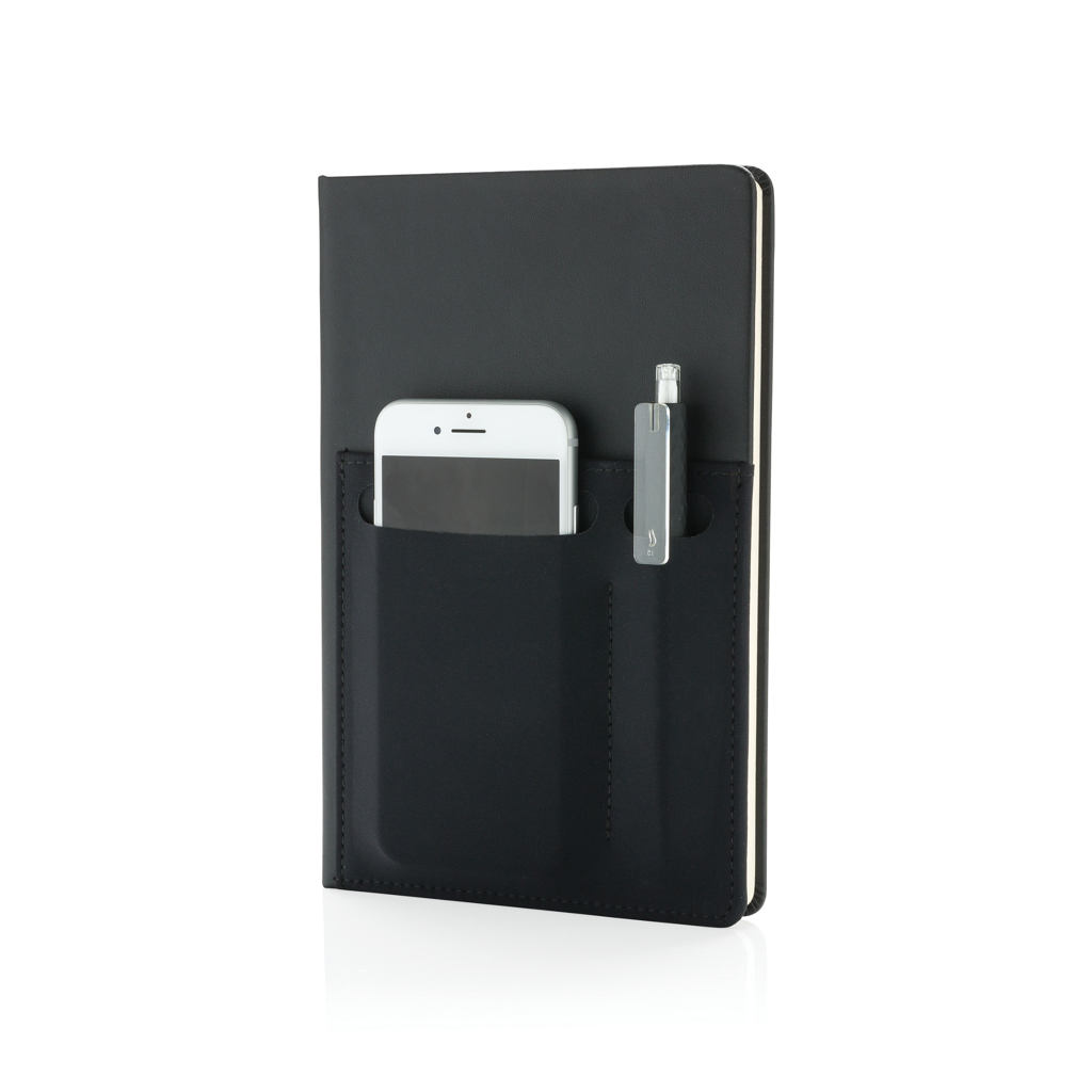 Libreta A5 Deluxe personalizada con bolsillos - Oficina - Regalo Promocional Personalizado - vista alternativa