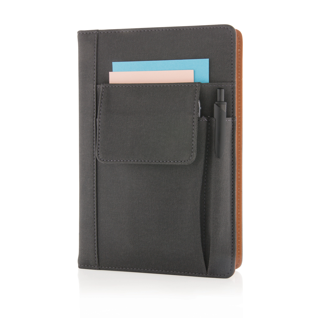 Libreta personalizada con apartado para teléfono PU reutilizable - Oficina - Regalo Promocional Personalizado - vista alternativa
