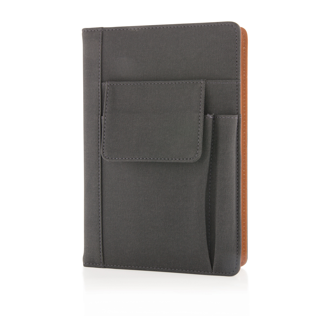 Libreta personalizada con apartado para teléfono PU reutilizable - Oficina - Regalo Promocional Personalizado - imagen 3