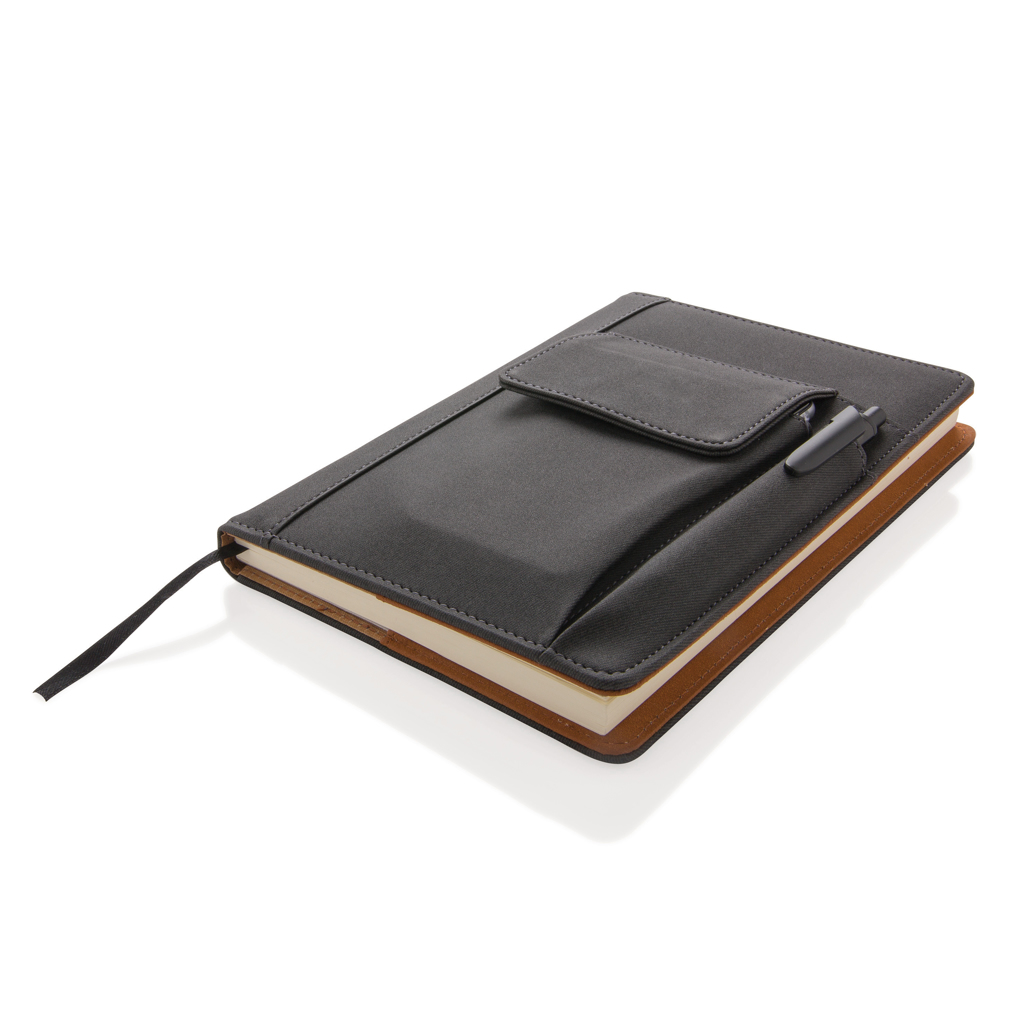 Libreta personalizada con apartado para teléfono PU reutilizable - Oficina - Regalo Promocional Personalizado - imagen 4