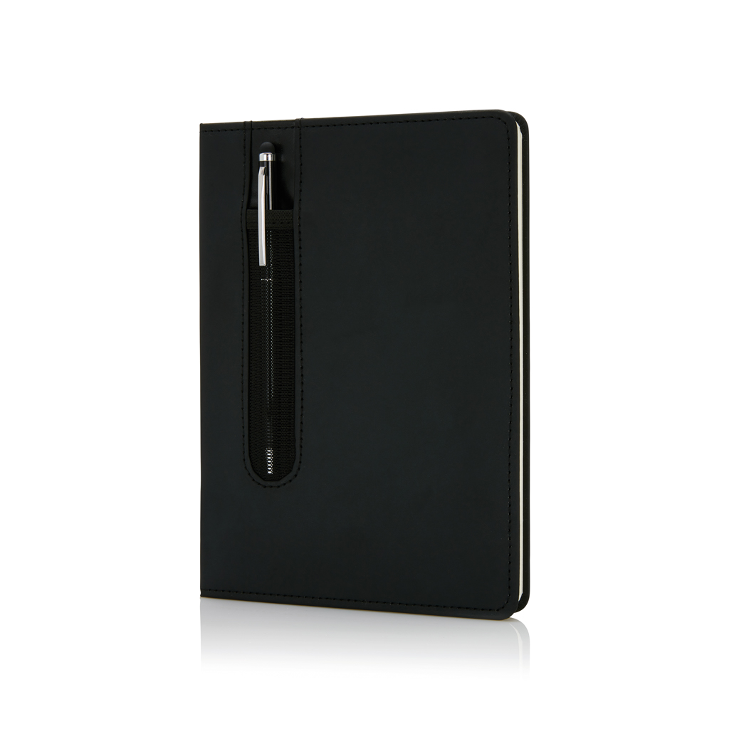 Libreta A5 PU básica con bolígrafo táctil - Oficina - Regalo Promocional Personalizado - vista alternativa