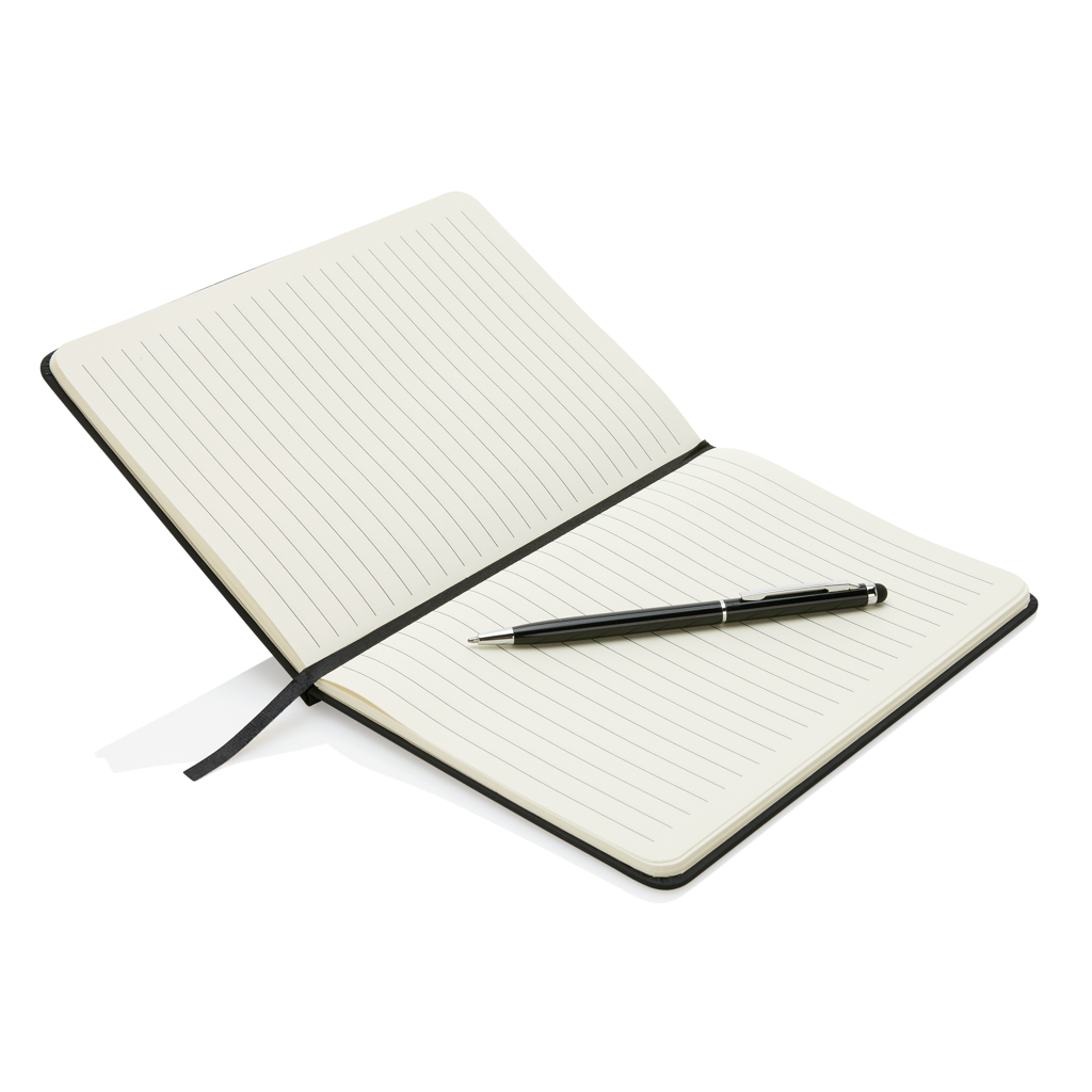 Libreta A5 PU básica con bolígrafo táctil - Oficina - Regalo Promocional Personalizado - imagen 3