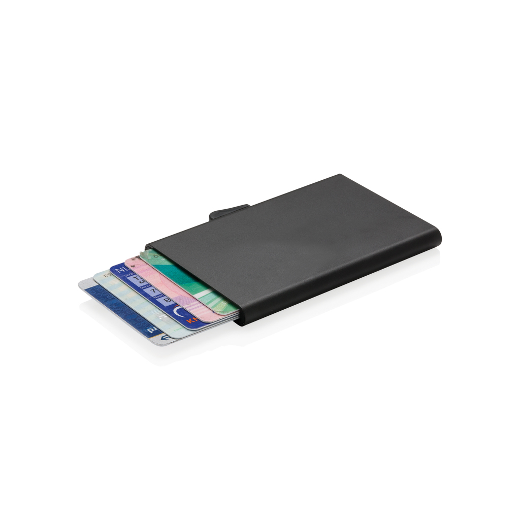 Tarjetero RFID personalizado C-Secure de aluminio sólido - Viaje - Regalo Promocional Personalizado - vista alternativa