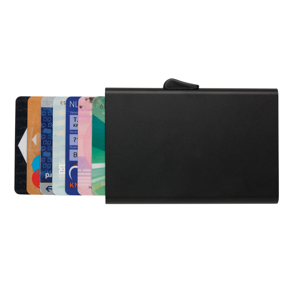 Tarjetero RFID personalizado C-Secure de aluminio sólido - Viaje - Regalo Promocional Personalizado - imagen 4