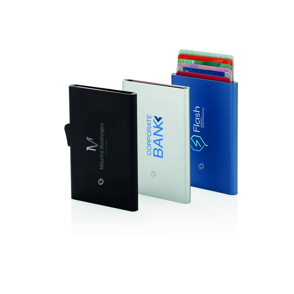 Tarjetero RFID personalizado C-Secure de aluminio sólido - Viaje - Regalo Promocional Personalizado - imagen 8