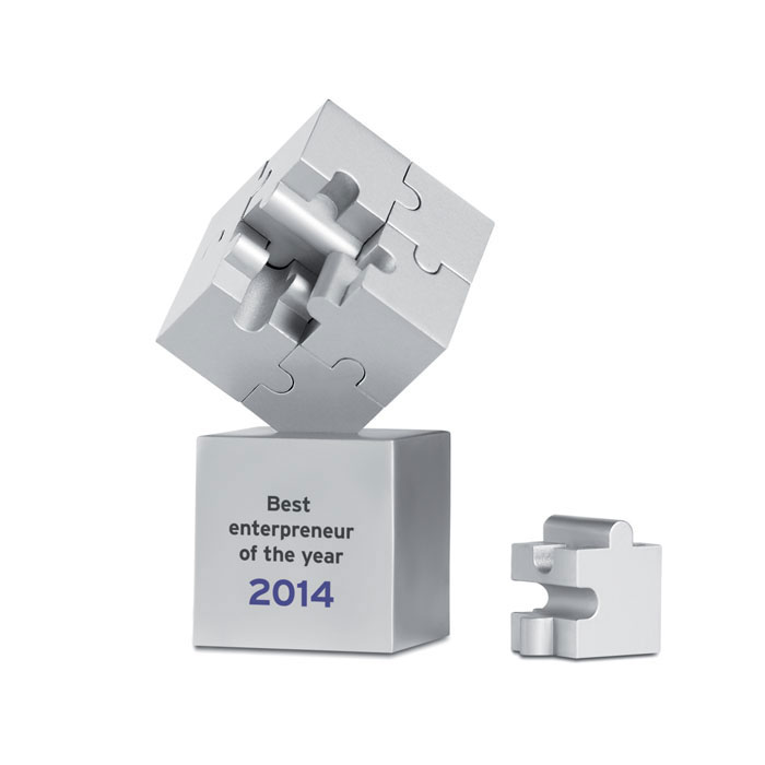 Puzzle 3D Kubzle metálico magnético personalizado - Trofeos - Regalo Promocional Personalizado - imagen 4