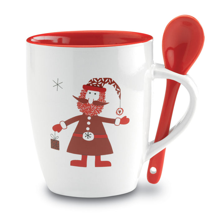 CLAUS Taza con cuchara 250ml