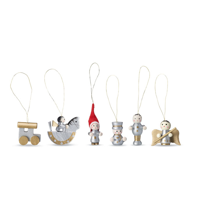 HELSINBORG Set de 6 adornos navideños - Navidad - Regalo Promocional Personalizado - vista alternativa