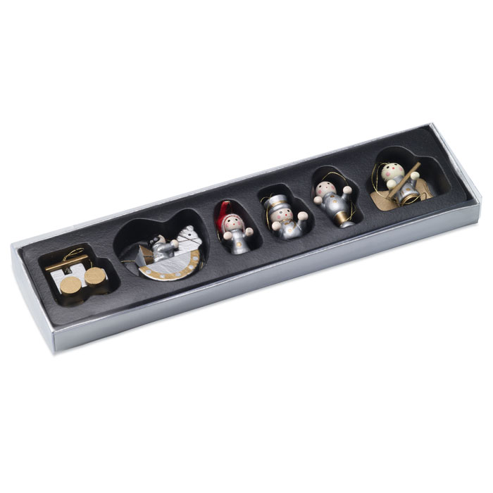 HELSINBORG Set de 6 adornos navideños