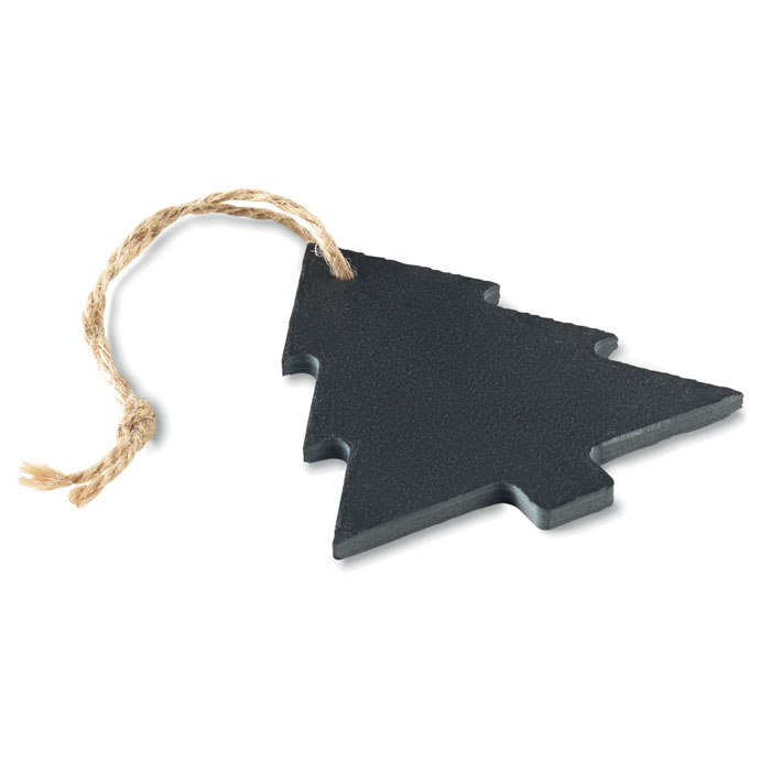 Colgante navideño Slatetree en forma de árbol - Navidad - Regalo Promocional Personalizado - vista alternativa