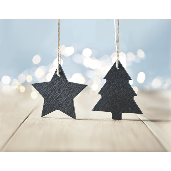 SLATESTAR Colgante en forma de estrella - Navidad - Regalo Promocional Personalizado - imagen 5