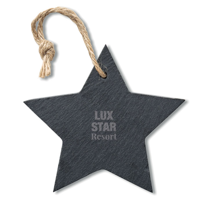 SLATESTAR Colgante en forma de estrella - Navidad - Regalo Promocional Personalizado - imagen 4