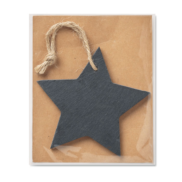 SLATESTAR Colgante en forma de estrella - Navidad - Regalo Promocional Personalizado - imagen 3