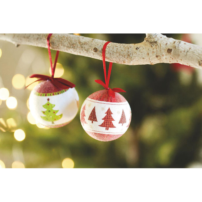 Bola navideña Snowy con caja decorada - Navidad - Regalo Promocional Personalizado - imagen 4