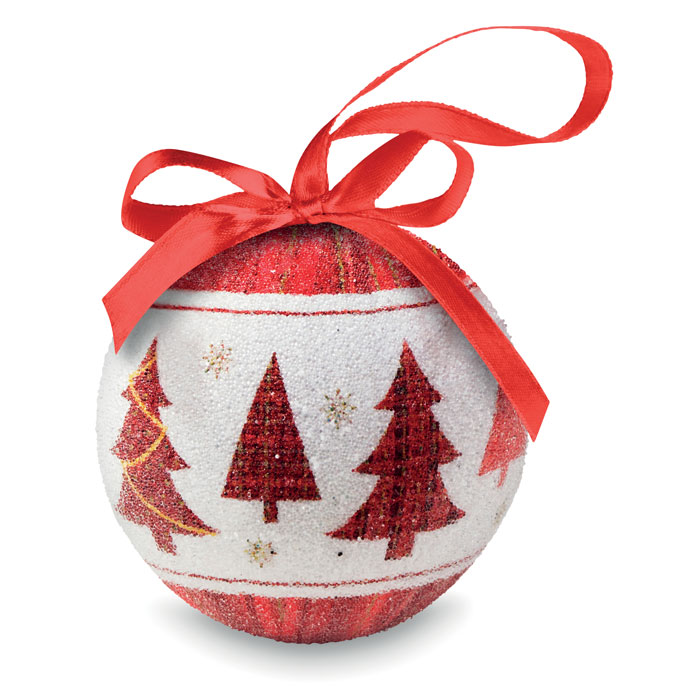 Bola navideña Snowy con caja decorada - Navidad - Regalo Promocional Personalizado - vista alternativa