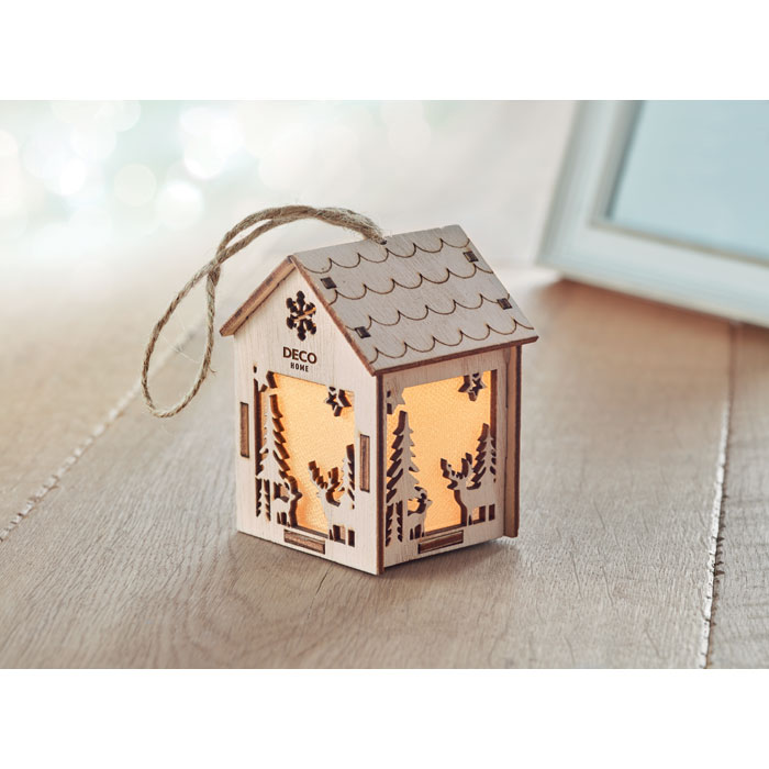 PONIA Adorno en forma de casa - Navidad - Regalo Promocional Personalizado - imagen 4
