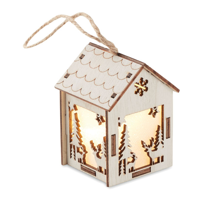 PONIA Adorno en forma de casa - Navidad - Regalo Promocional Personalizado - vista alternativa