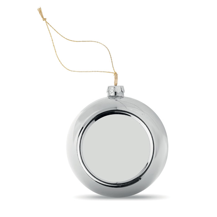 Bola navideña Happy Ball con placa para sublimación - Navidad - Regalo Promocional Personalizado - imagen 5