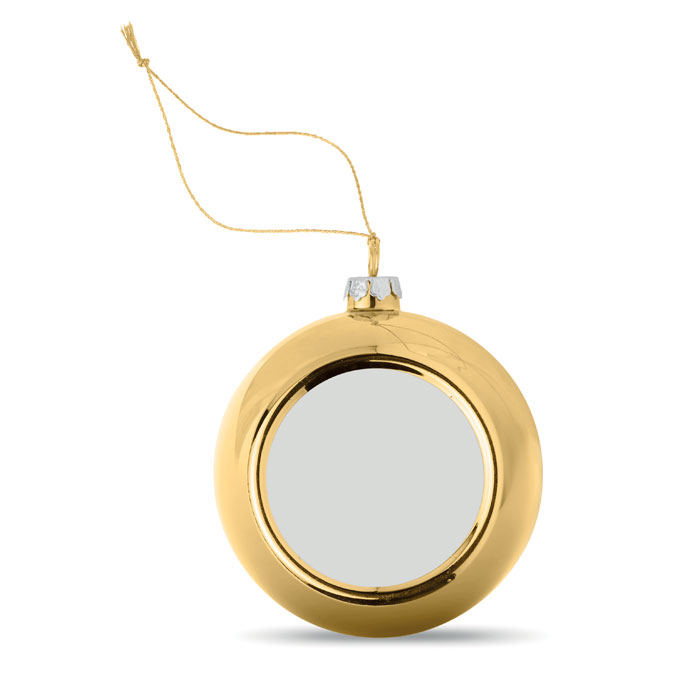 Bola navideña Happy Ball con placa para sublimación - Navidad - Regalo Promocional Personalizado - imagen 8