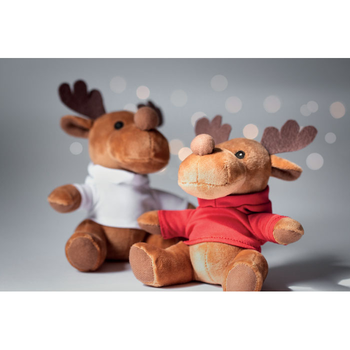 RUDOLPH Reno de peluche con capucha - Navidad - Regalo Promocional Personalizado - imagen 5