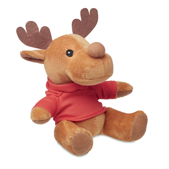 RUDOLPH Reno de peluche con capucha - Navidad - Regalo Promocional Personalizado - vista alternativa