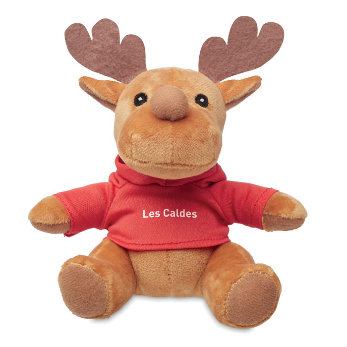 RUDOLPH Reno de peluche con capucha - Navidad - Regalo Promocional Personalizado - imagen 4