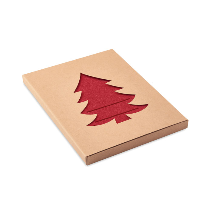 Set portacubiertos Treesguard en fieltro navideño - Navidad - Regalo Promocional Personalizado - imagen 7