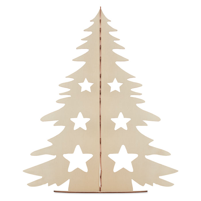 Árbol DIY Tree and Paint de madera para pintar - Navidad - Regalo Promocional Personalizado - vista alternativa