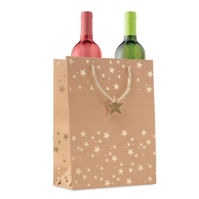 Bolsa regalo Sparkle papel kraft navideño - Packaging - Cajas - Regalo Promocional Personalizado - imagen 6