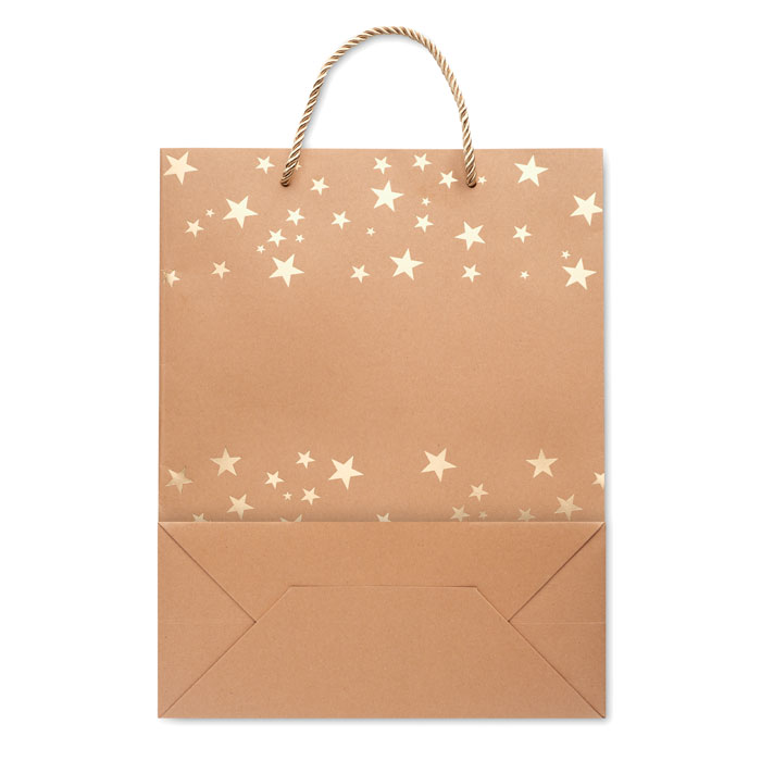 Bolsa regalo Sparkle papel kraft navideño - Packaging - Cajas - Regalo Promocional Personalizado - vista alternativa
