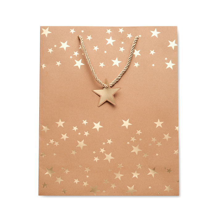 Bolsa regalo Sparkle papel kraft navideño - Packaging - Cajas - Regalo Promocional Personalizado - imagen 3